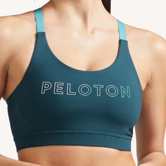 PELOTON Renewed Control Colorblock Mesh Back Bra PLUS Size - Picture 1 of 8